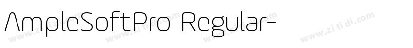 AmpleSoftPro Regular字体转换